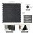 Black Peel and Stick Backsplash Mini Hexagon Tile, Self Adhesive Brushed Metal Surface Honeycomb Stick on Wall Tiles for Kitchen Bathroom(12 Sheets)