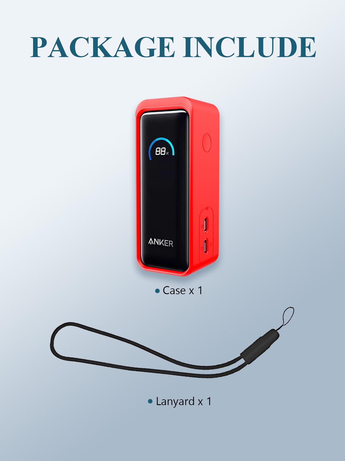 Case for Anker Prime Power Bank(9600mAh.65W.Fusion), Soft Silicone
