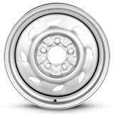 New OEM Replacement Wheel for 1993-2009 Ford Ranger 15x6 inch Steel Rim Painted Silver Fit 225/70R15