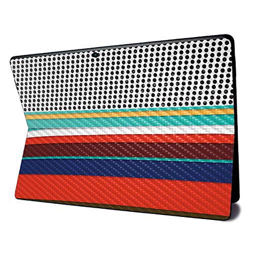 Image of MightySkins Carbon Fiber Skin for Microsoft Surface Pro X Textured Carbon Fiber Finish | Easy to Apply, Remove, and Change Styles | Made in The USA