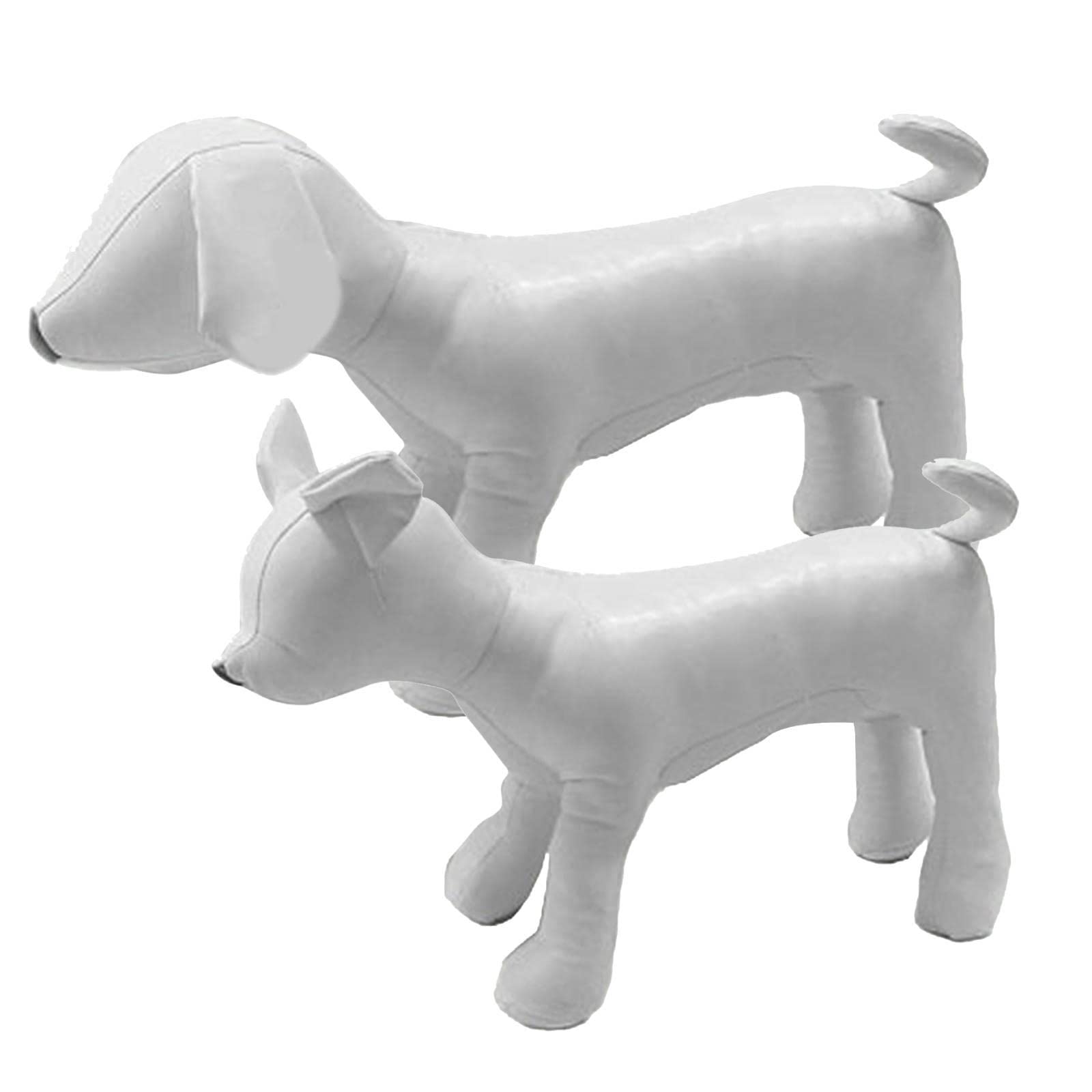 F Fityle 2 Pezzi di Manichino per Cani in Posizione Eretta per Abbigliamento da Esposizione per Negozi di Animali