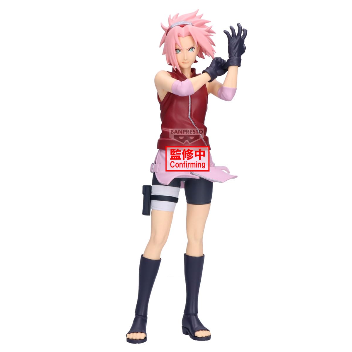 Banpresto Sakura Haruno Naruto Shippuden Azione - Grande 26 cm - PZ71144P Multicolore - Figura da collezione - Ideale per gli appassionati di Anime