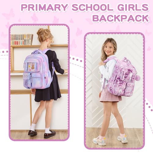 Image of PIG PIG GIRL Kids Backpack for Girls School Bags for Middle School Students Book Bag for Elementary Primary School