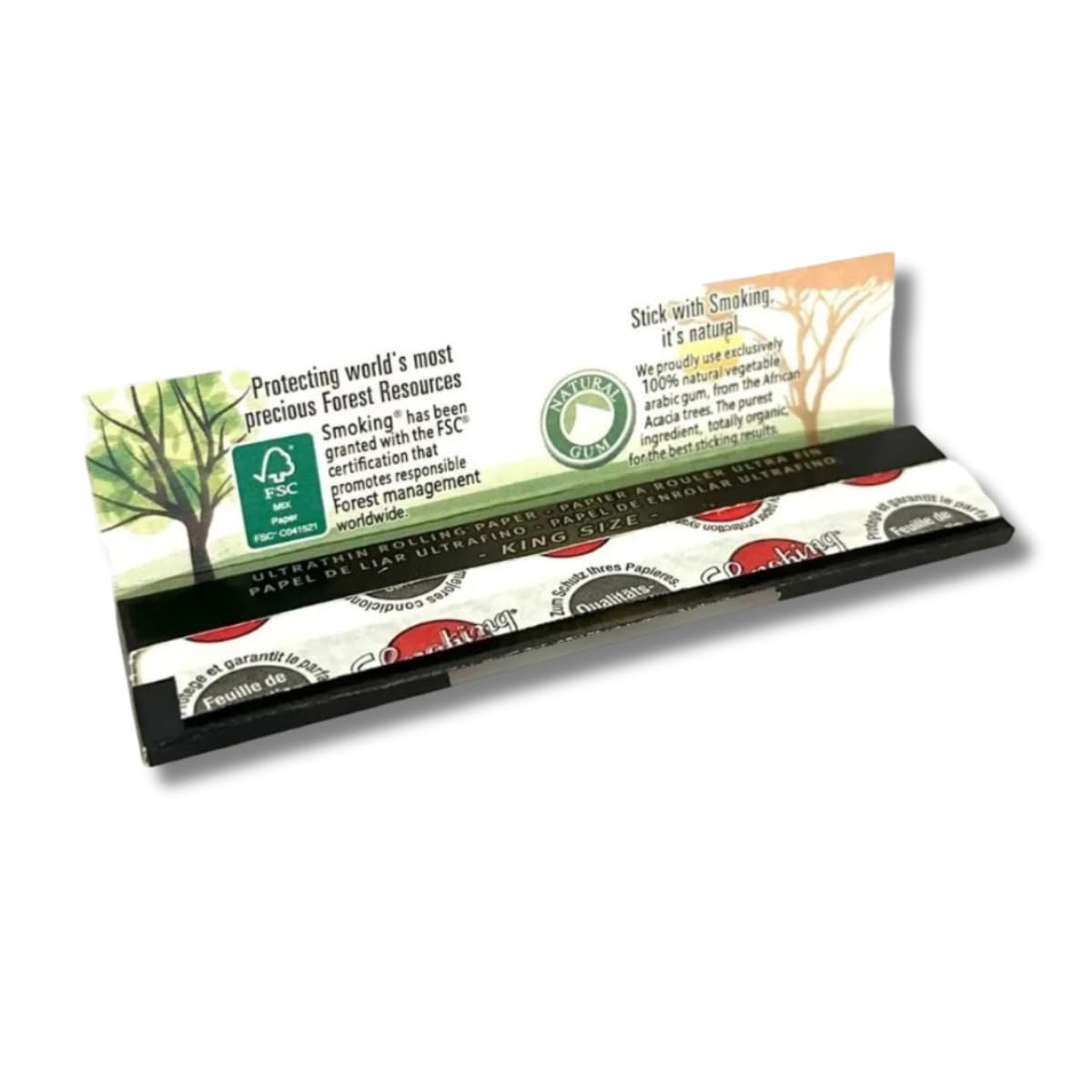 Smoking King Size de Luxe schwarz