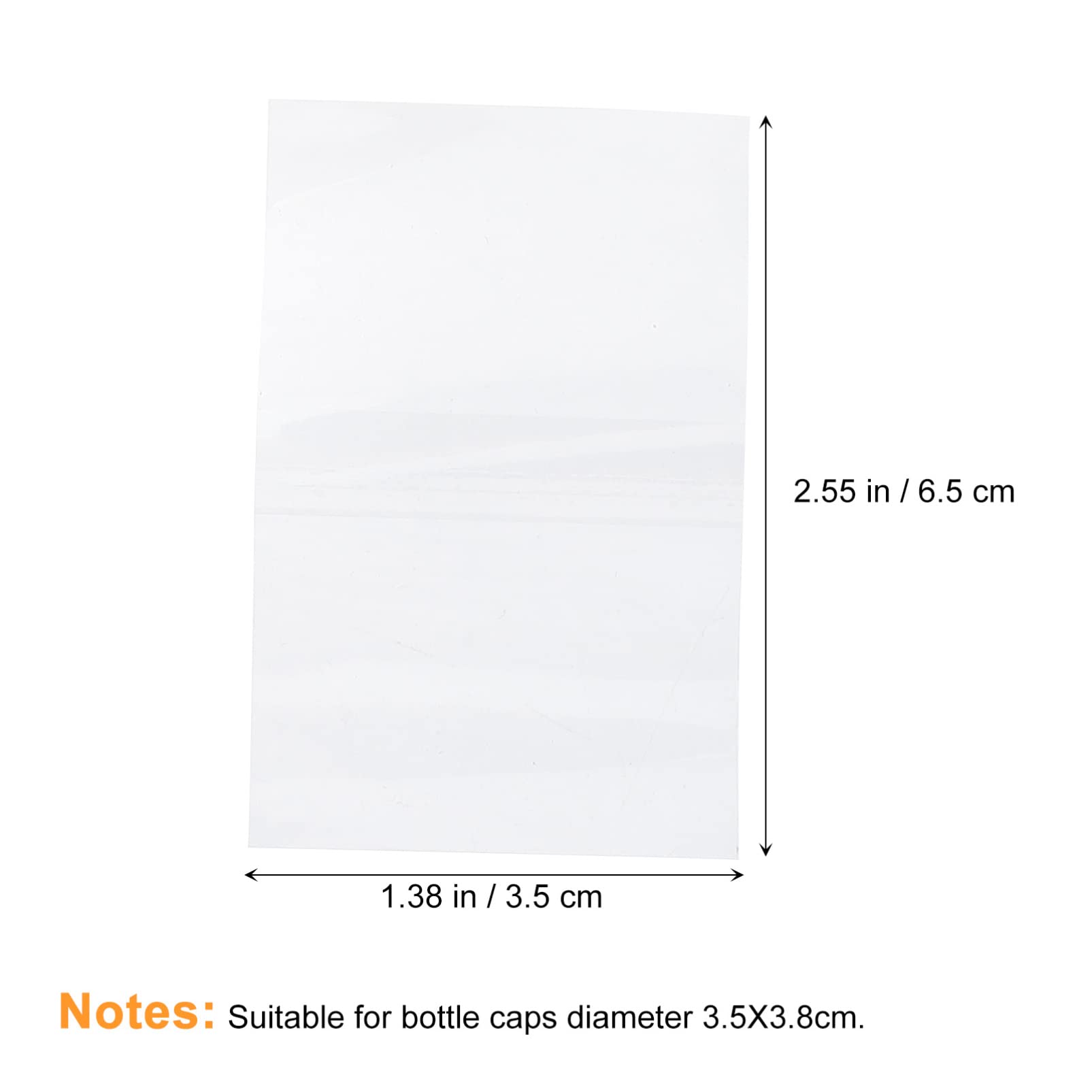 STOBAZA 400pcs Heat Shrink Bag Sealer Film Bottle Sealing Film Heat Seal Bags for Home Storage