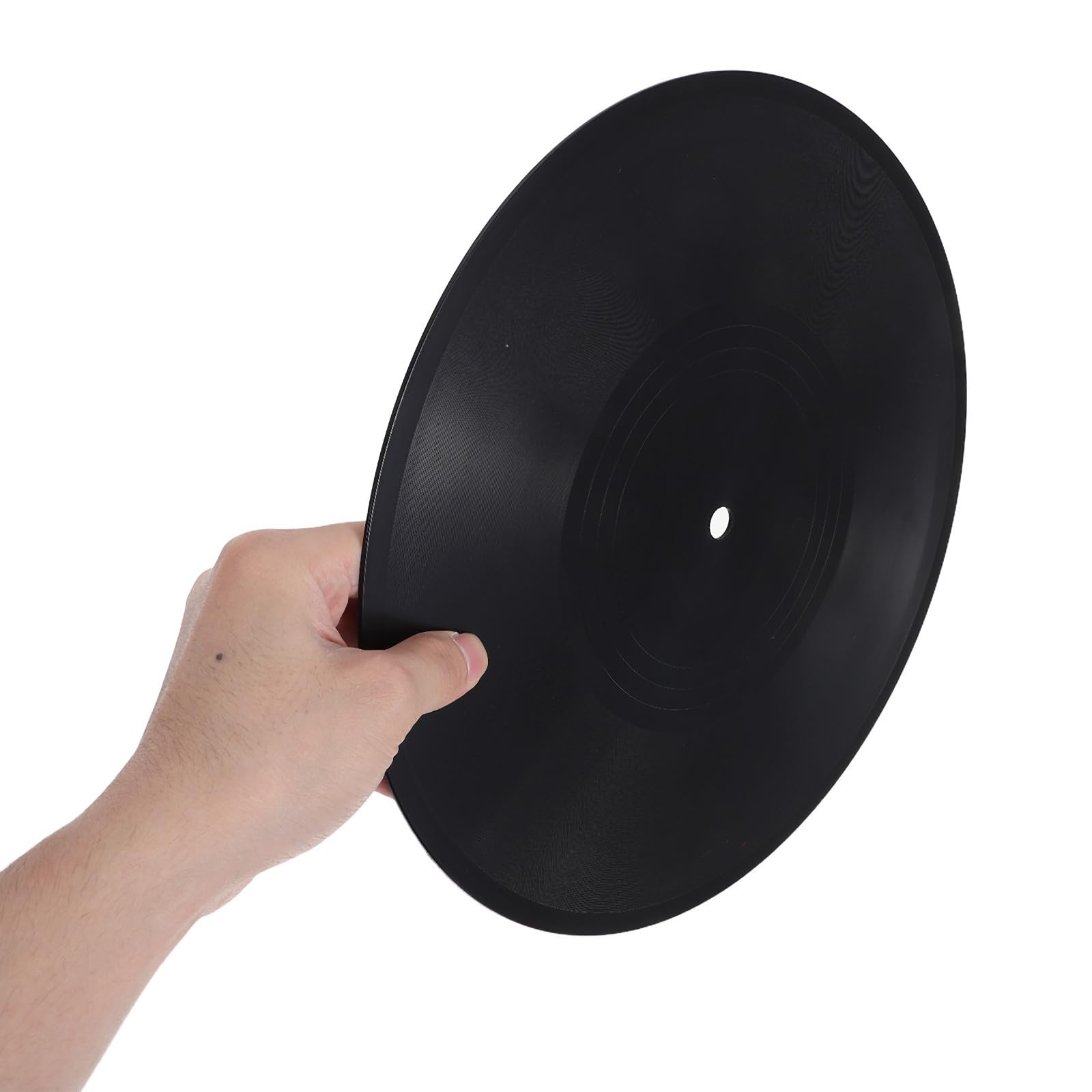 GLEAVI Disco de Vinilo Retro Negro de Plástico para DIY con Marcadores Incluidos, Ideal para Guestbook Alternatives y Decoración de Pared