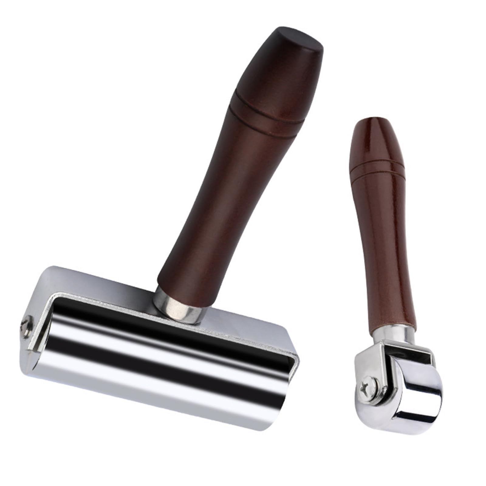 Hsioluted 26mm 100mm Leather Glues Laminating Roller, Leather Laminating Tool Press Edges Roller for Pressing Sewing Glues Edges