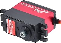 Vista 4 de JX Servo PDI-6208MG 17.6 lbs 2.19 oz Engranaje de metal de alta precisión Servo estándar digital para RC Car Track Robot Boat