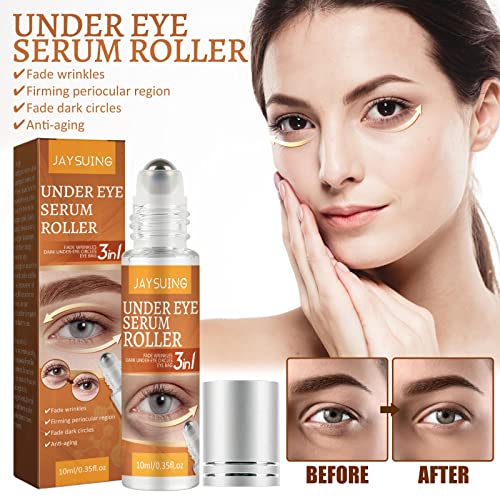 Eye Cream Roller,Retinol Eye Cream,Under Eye Roller for Dark Circles and Puffiness,Reduce Wrinkles and Fine Lines,Hydrating Under Eye Cream,Relax Eyes Fatigue (1, One Size) - Image 3