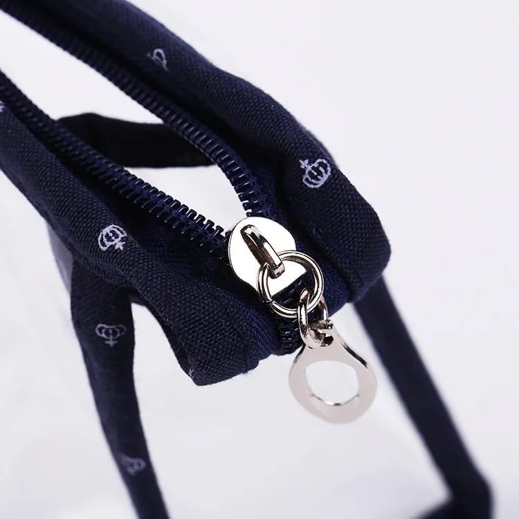 Image of Handcuffs Make Up Pouches Set of 3 | Cosmetic Bags | Toiletry Pouch | Makeup Organiser | Vanity Case | Jewellery Bag | Travel | Daily Use | Cases (Blue)