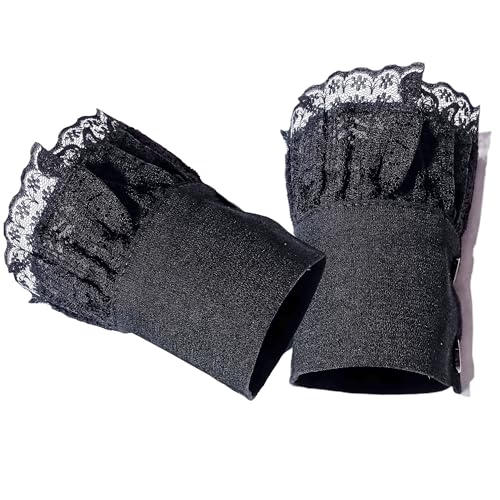 Image of Wrist Cuffs for Women Ladies Teens, Detachable Hand Sleeves for Sweater Blouse Coat
