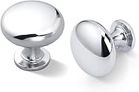 Vista 9 de Paquete de 25 perillas de gabinete negras mate, perillas de cajón sólidas de 1-3/16 pulgadas (29,5 mm), tiradores de gabinete de cocina negros