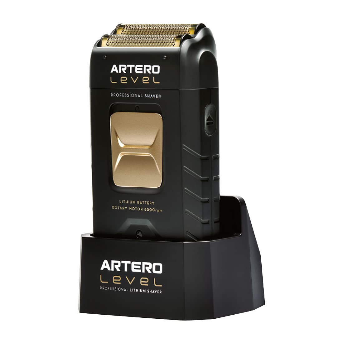 Artero Level Shaver - Afeitadora Profesional de Láminas para Barbería, Máquina de Afeitar Hombre Recargable, Foil Shaver Doble Cuchilla, Inalámbrica, Apurado 0.01mm, Marca Española desde 1909