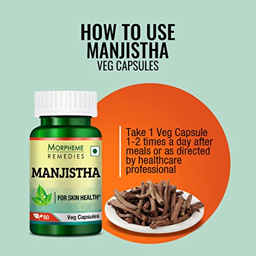 Morpheme Remedies Manjistha Extract - 500 mg (60 Capsules) - Image 7