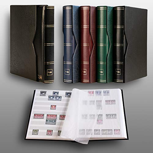 Prophila Leuchtturm classificatori 60 Pagina Bianco con Cofanetto Nero
