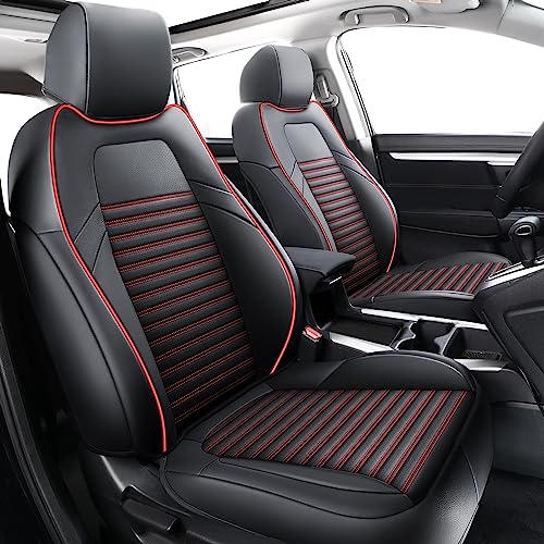 Lingvido Custom Fit Honda Crv Car Seat Covers, Full Set Honda Crv Seat Covers With Waterproof Faux Leather Honda Cr-V Crv Accessories 2017 2018 2019 2020 2021 2022 2023(Not For Hybrid) #TOP18