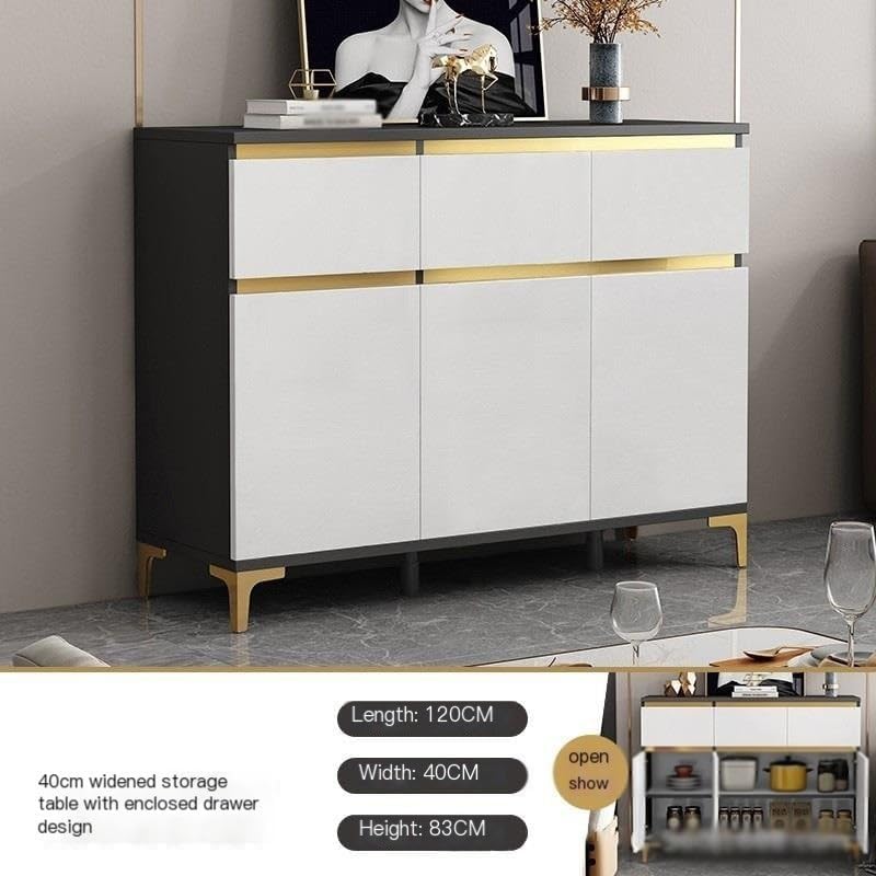 Buffet Cabinet Living Room Storage Cabinet, Dining Sideboard, Tea, Modern Simple Preparation Buffet Cabinet with Storage