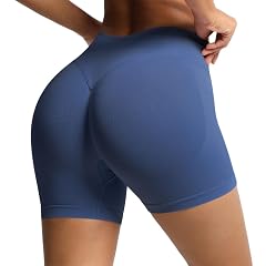 High Waist Seamless Womens Shorts with Tummy Control Scrunch Butt Perfect for Yoga Activewear