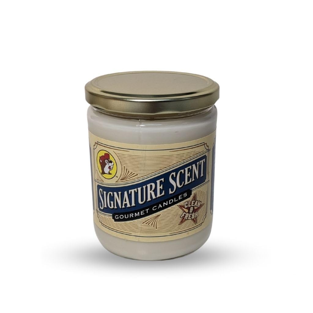 Buc-ee'sSignature Scent Gourmet Candle - Indulge in Long-Lasting Soy Wax Fragrance for Home - Embrace The Cozy, Nutty Aroma - Ideal for Relaxation, Gifts, and Home Decor (Fresh Cut Garland)