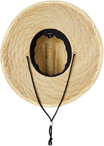 Quiksilver Mens Pierside Straw Lifeguard Beach Straw Sun Hat, Natural, Large-X-Large Us #TOP2