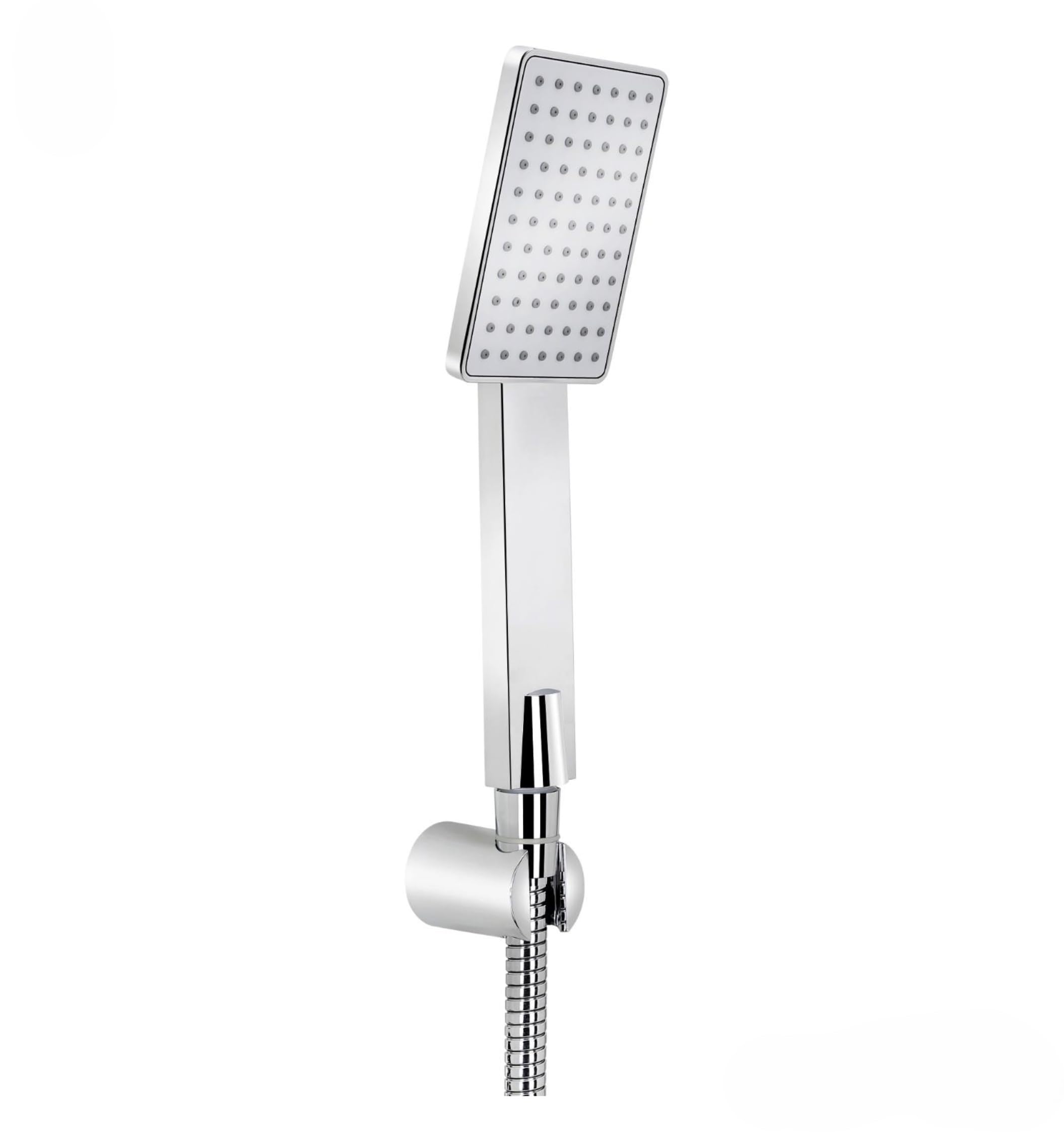 Kamal Arch Hand Rain Shower with Shower Tube & Wall Hook (Silver, Chrome Finish) (B07P69J2CM) Amazon Price History, Amazon Price Tracker