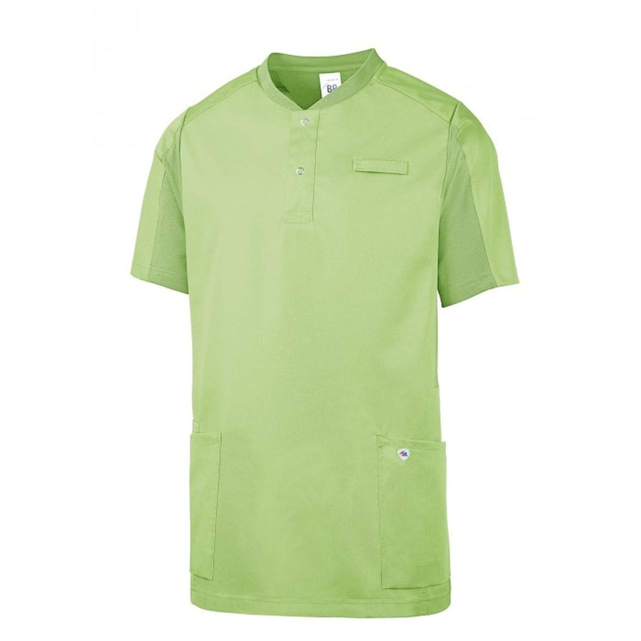 BP 1739-435-78-M Unisex Comfort-Tunika, 1/2 Ärmel, Piqué-Einsätze und Arm-Lift-System, 180,00 g/m² Stoffmischung, hellgrün, M