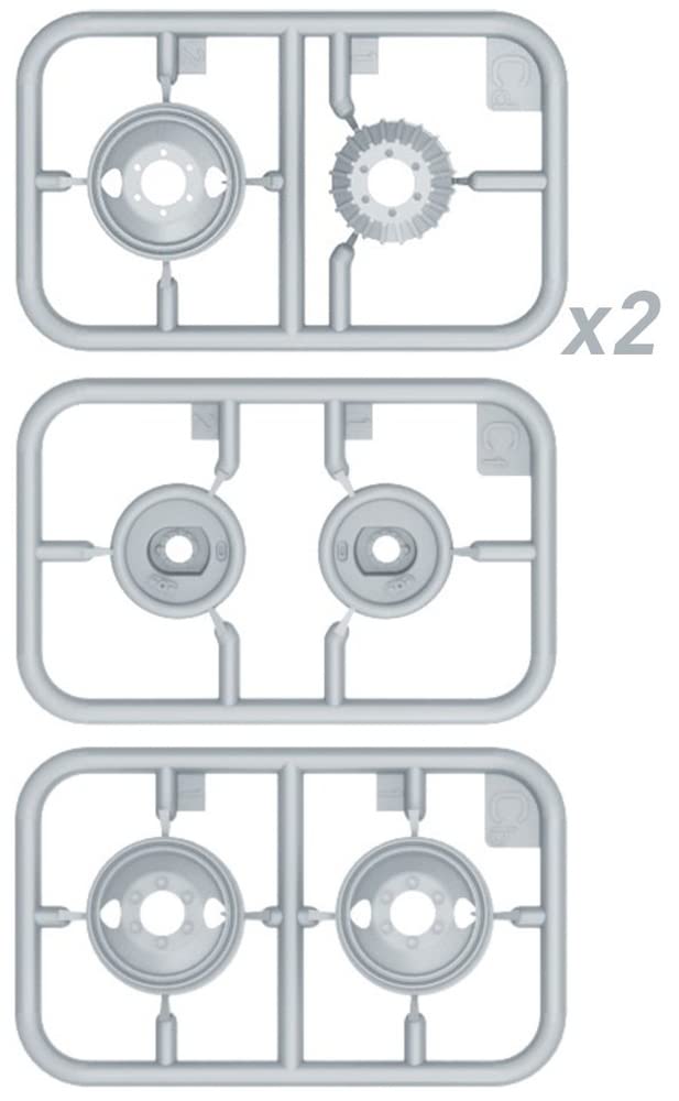 Zis-5 Family Wheels Set 1:35 Plastic Model Kit MA35196 MINIART