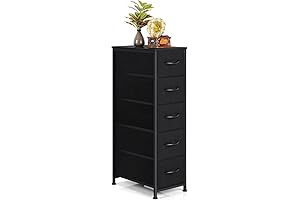 Ebeneze: Narrow Vertical Dresser Storage Tower