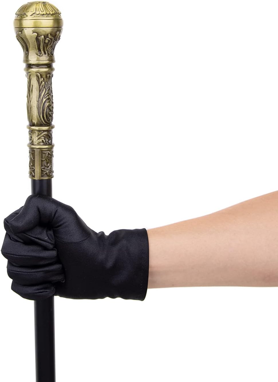 Bronze Luxury Round Handle Fashion Walking Stick for Party Decorative Walking Cane Elegant Crosier Knob Walking Stick 93cm