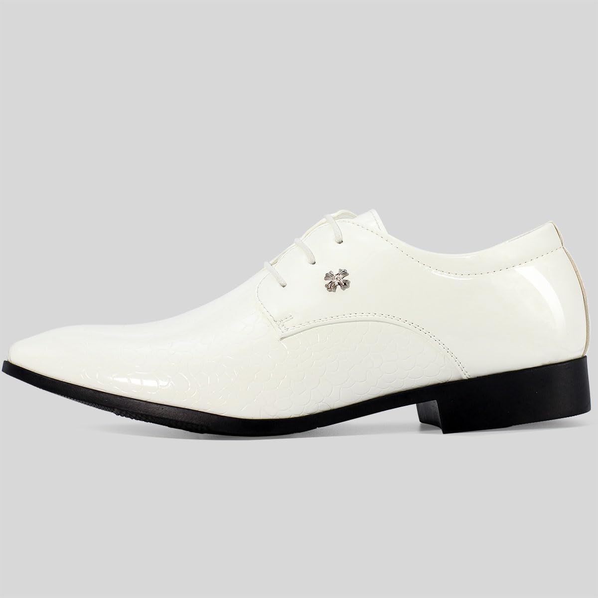 Scarpe Stringate Derby Uomo Scarpe Eleganti Pelle PU Oxford Scarpe Formali Abito Cerimonia 38-46