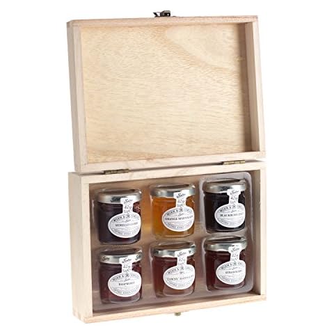 Wilkin & Sons of Tiptree 6 x 42g Wooden Gift Box Cover