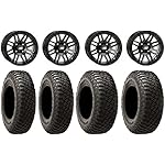 Bundle-9-Items-ITP-SS316-14-Wheels-Black-Ops-29-BFG-KM3-Tires-4x110-Bolt-Pattern-10mmx125-Lug-Kit