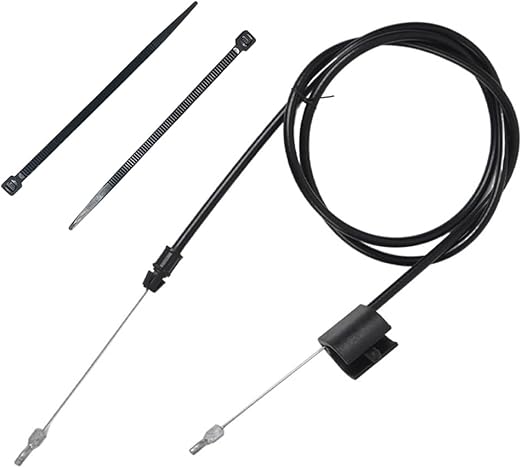 532176556 176556 Engine Control Cable Compatible with Craftsman Husqvarna Troy-bilt Sears Weed Eater Poulan Rope Murray 532162778 162778 Walk Behind Lawn Mower Throttle Controls Cable(1, 532176556)