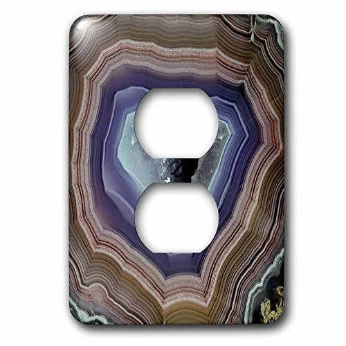 3D Rose lsp_229587_6 Laguna Agate à bandes avec double prise murale - 3
