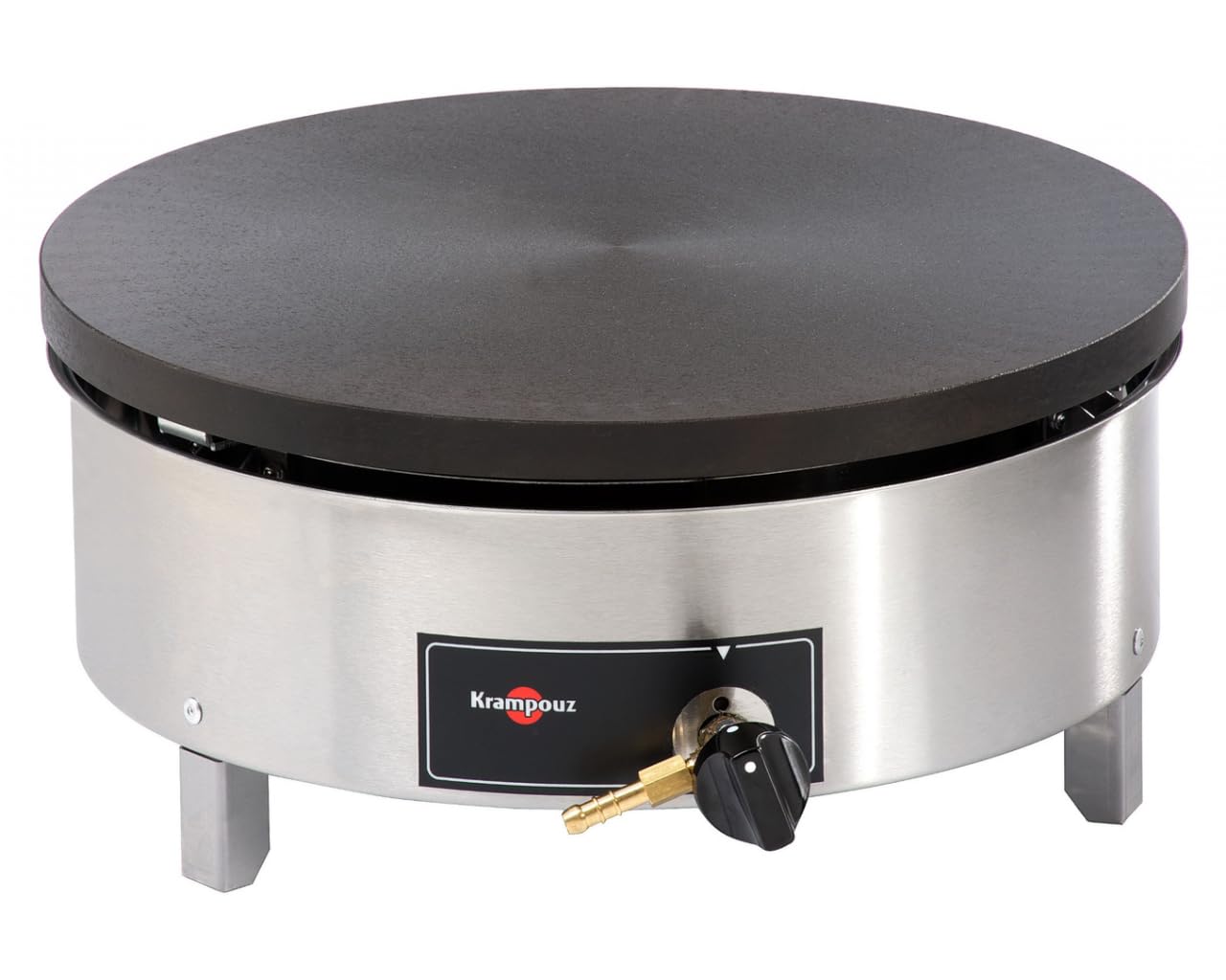 Krampouz Crêpière Fonte 40cm 6000W Inox Gaz Butane Propane - CGBIM4AA