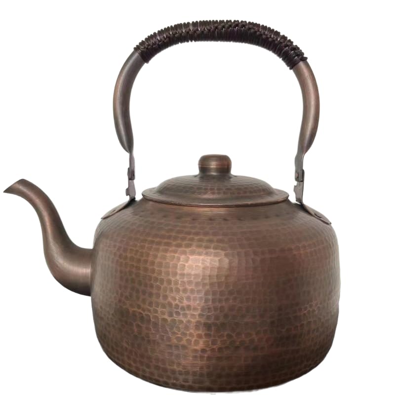 3000/5000 ml retro duży ręcznie robiony czajniczek piec górny miedziany dzbanek do herbaty turecki dzbanek do herbaty czysty na płytę kuchenną miedziany czajnik do herbaty płyta kuchenna