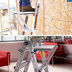 Ladder Platform Accessory, Heavy Duty Ladder Work Stand System Accessories Holds 400 Pound
