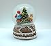 Lightahead Musical Christmas Santa with Children 100mm Snow Globe, falling Snowflakes & music in Poly resin