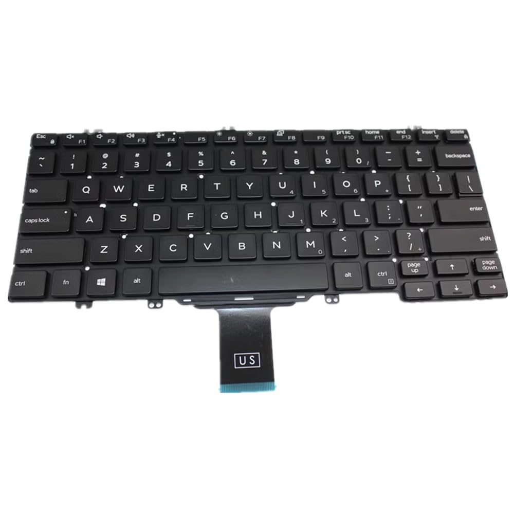 Clavier Dell Latitude 7200 Noir version US résolvant les problèmes de touches bloquées - 3