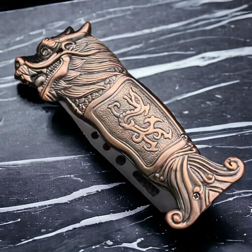 Encendedor Dragon Torch metálico recargable miniatura 6