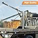 VroomSteel PickupTruck Crane Hoist with 1000 lbs Capacity, Hydraulic Pickup Truck Crane with Four Capacity for 500 lbs/600 lbs/800 lbs/1000 lbs for Lifting Goods in Truck (Non-Electric)