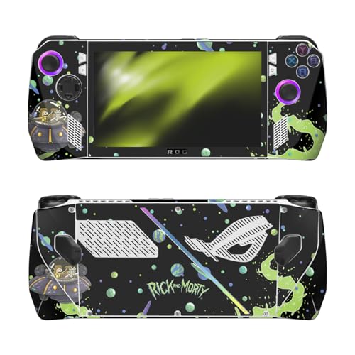 Rick and Morty autocollant ASUS ROG Ally - Skin vinyle protection console portable Space Cruiser