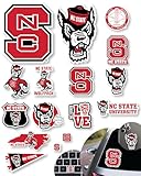 NC State Stickers for Gift, Car, Water Bottle, Laptop, and Phone for Football Fans and University Graduates (NC State Wolfpack)