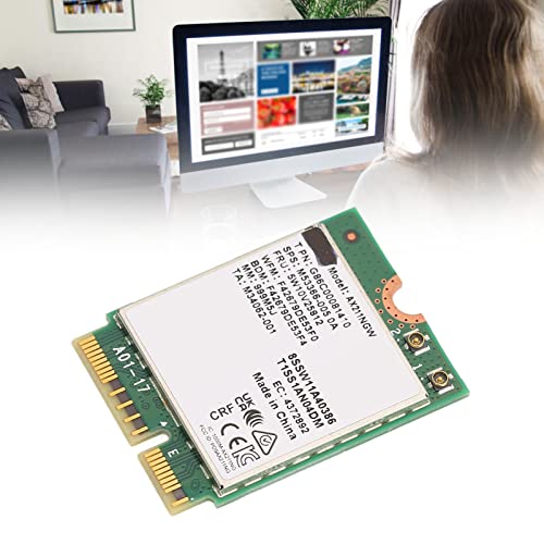 Tarjeta de Red M.2 AX210NGW 6E No Cable BT5.2 Banda Expande a 802.11ax ac para Laptops PC miniatura 4