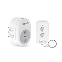 TESSAN Presa con Telecomando, Prese con Interruttore