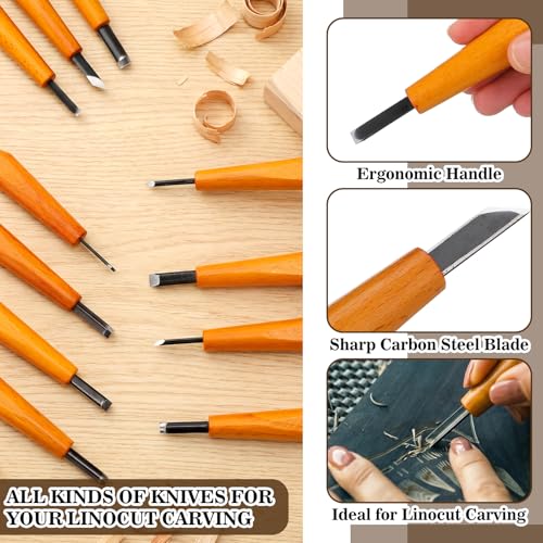 Oh Klyzo 20 Pcs Linocut Tools Set
