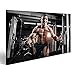 Produktbild islandburner Bild Bilder auf Leinwand Bodybuilder-Trainingskasten des Athleten muskulöser auf Simu Wandbild, Poster, Leinwandbild LRA