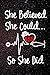 She Believed She Could So She Did BSN: Bachelors of Science in Nursing Letters Nurse's Hat EKG Heartbeat Heart Medical Stethoscope 120 Dot Matrix Grid Pages Notebook Journal Size: 6ÃÂ¢Ãâ¬Ãï¿½ x 9ÃÂ¢Ãâ¬Ãï¿½