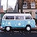 Fuutreo 12 Sheets Daisy Stickers 130 Pcs Flower Car Decals Self Adhesive Vinyl Retro Butterfly Flower Car Sticker for Bumper Mirror Window Clings Laptop Wall Decoration(Single Color,Daisy)