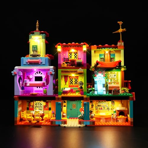 DALDED LED Light Kit for Lego The Magical Madrigal House - No Models Only Light, LED Light Compatible with Lego 43245 Set